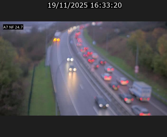 <h2>Caméra trafic Luxembourg - A7, Schieren direction Mersch</h2>