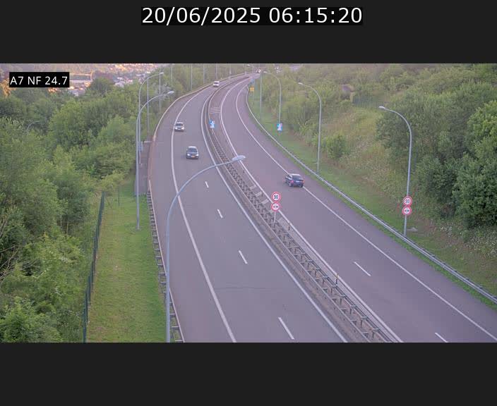 <h2>Caméra trafic Luxembourg - A7, Schieren direction Mersch</h2>