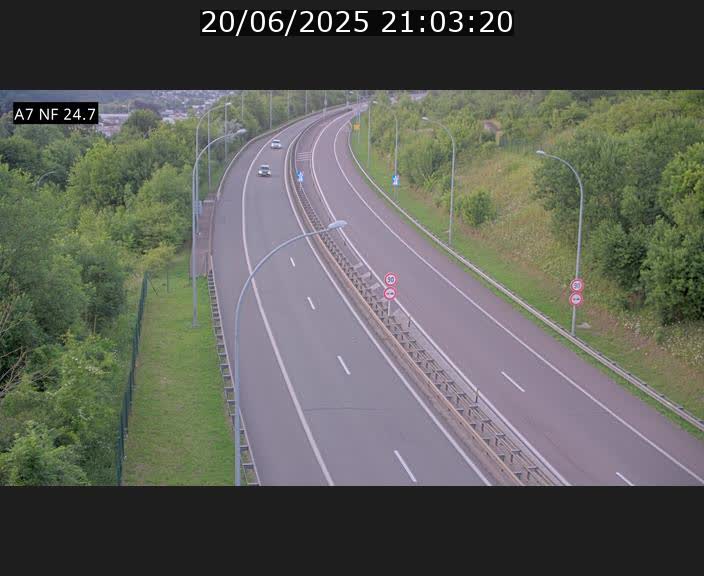 <h2>Caméra trafic Luxembourg - A7, Schieren direction Mersch</h2>