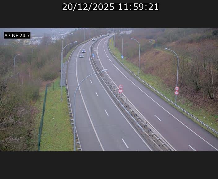<h2>Caméra trafic Luxembourg - A7, Schieren direction Mersch</h2>