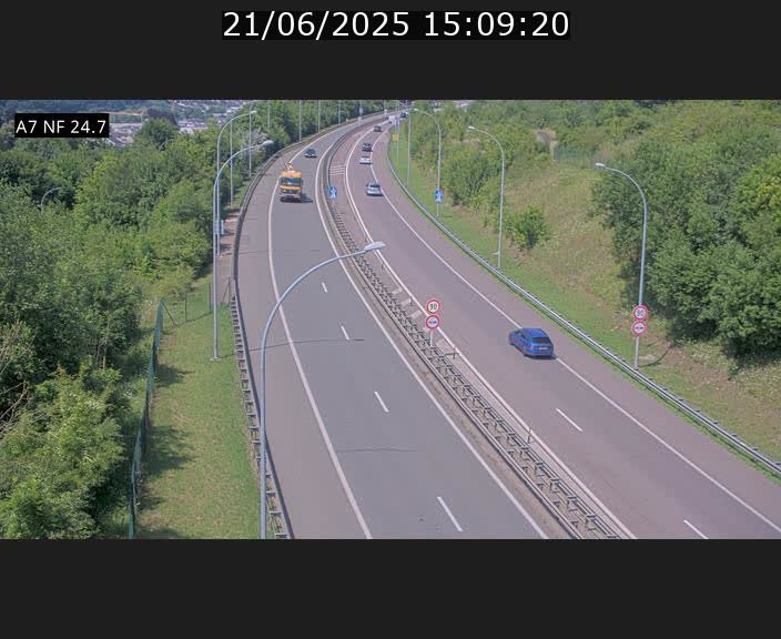 <h2>Caméra trafic Luxembourg - A7, Schieren direction Mersch</h2>