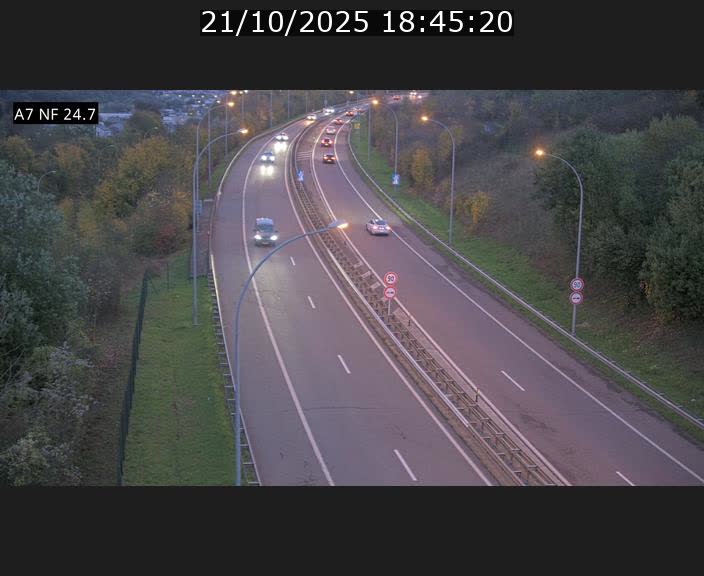 <h2>Caméra trafic Luxembourg - A7, Schieren direction Mersch</h2>