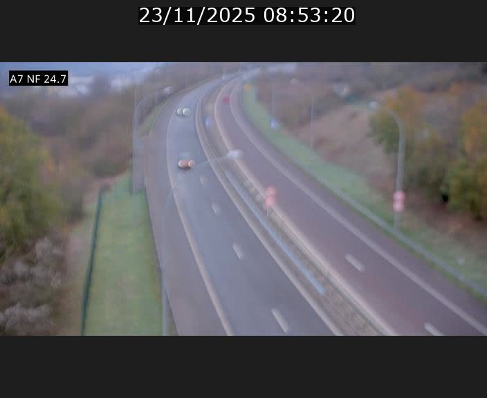 <h2>Caméra trafic Luxembourg - A7, Schieren direction Mersch</h2>