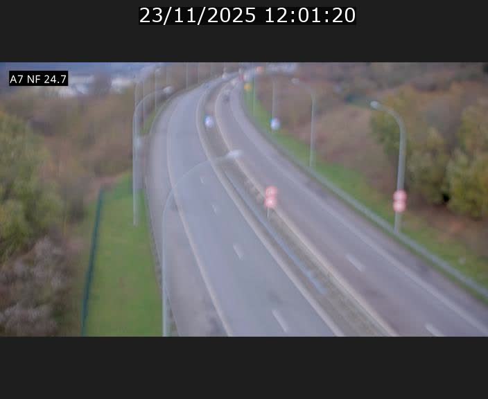 <h2>Caméra trafic Luxembourg - A7, Schieren direction Mersch</h2>