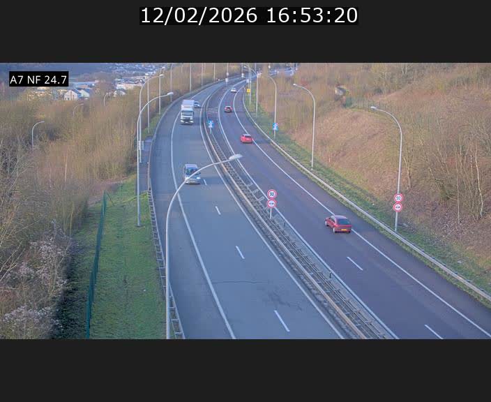 <h2>Caméra trafic Luxembourg - A7, Schieren direction Mersch</h2>