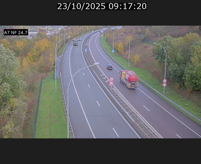 <h2>Caméra trafic Luxembourg - A7, Schieren direction Mersch</h2>