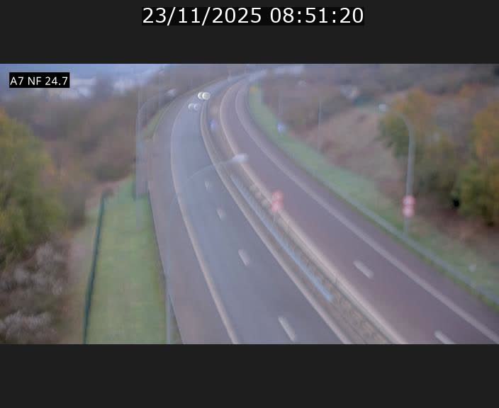 <h2>Caméra trafic Luxembourg - A7, Schieren direction Mersch</h2>