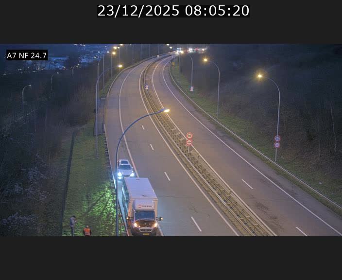 <h2>Caméra trafic Luxembourg - A7, Schieren direction Mersch</h2>