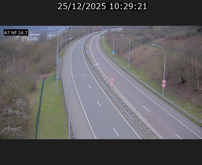 <h2>Caméra trafic Luxembourg - A7, Schieren direction Mersch</h2>
