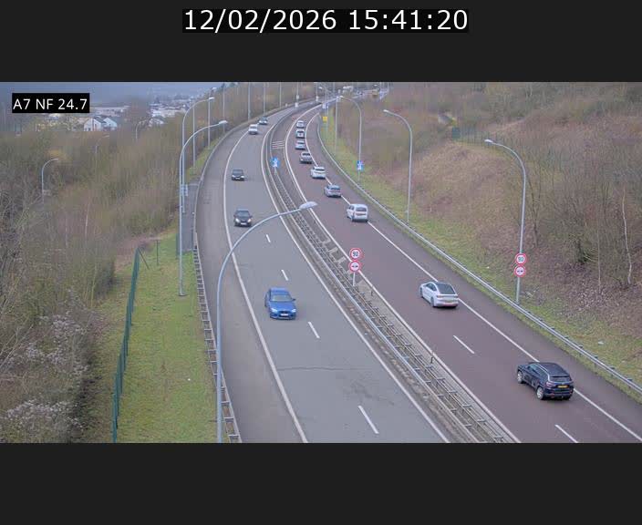 <h2>Caméra trafic Luxembourg - A7, Schieren direction Mersch</h2>