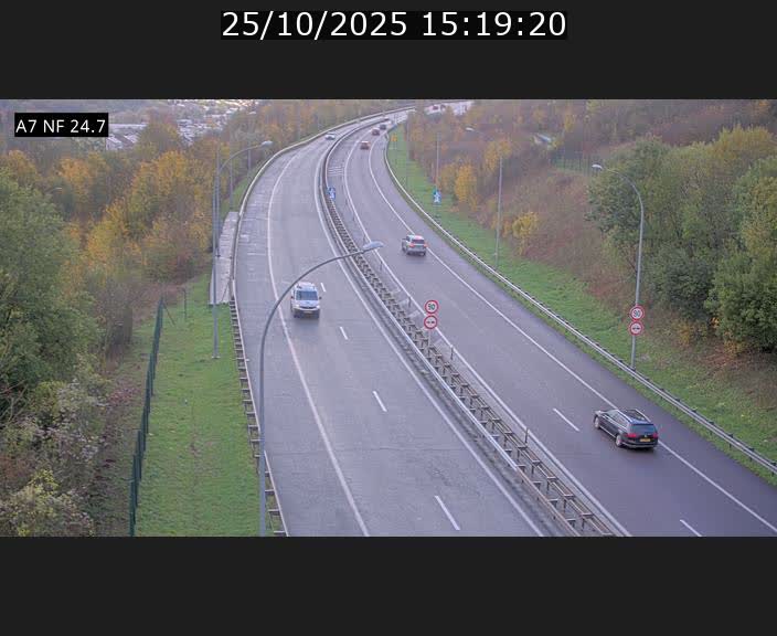 <h2>Caméra trafic Luxembourg - A7, Schieren direction Mersch</h2>