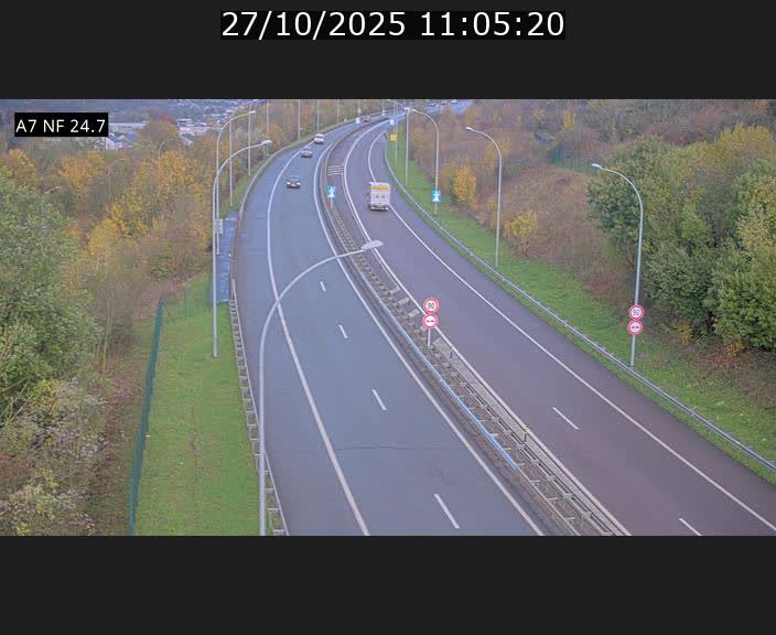 <h2>Caméra trafic Luxembourg - A7, Schieren direction Mersch</h2>