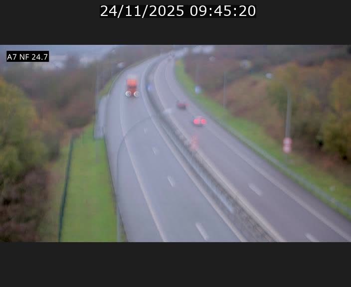 <h2>Caméra trafic Luxembourg - A7, Schieren direction Mersch</h2>