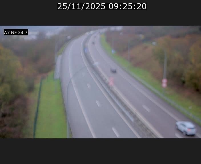 <h2>Caméra trafic Luxembourg - A7, Schieren direction Mersch</h2>