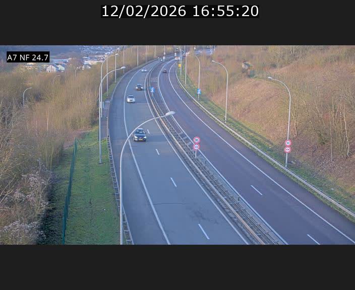 <h2>Caméra trafic Luxembourg - A7, Schieren direction Mersch</h2>