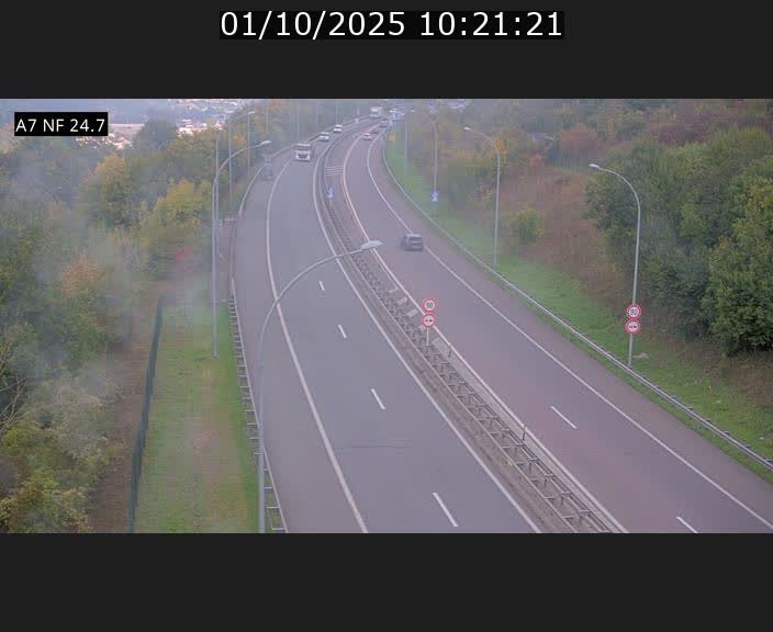 <h2>Caméra trafic Luxembourg - A7, Schieren direction Mersch</h2>