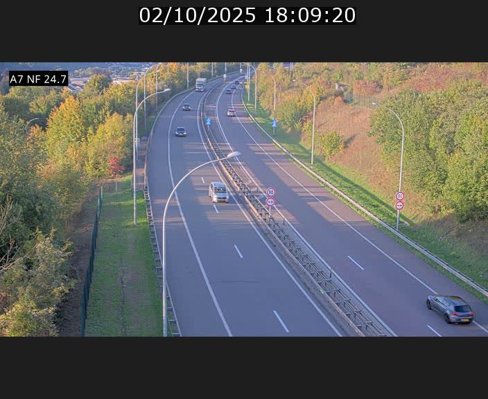 <h2>Caméra trafic Luxembourg - A7, Schieren direction Mersch</h2>