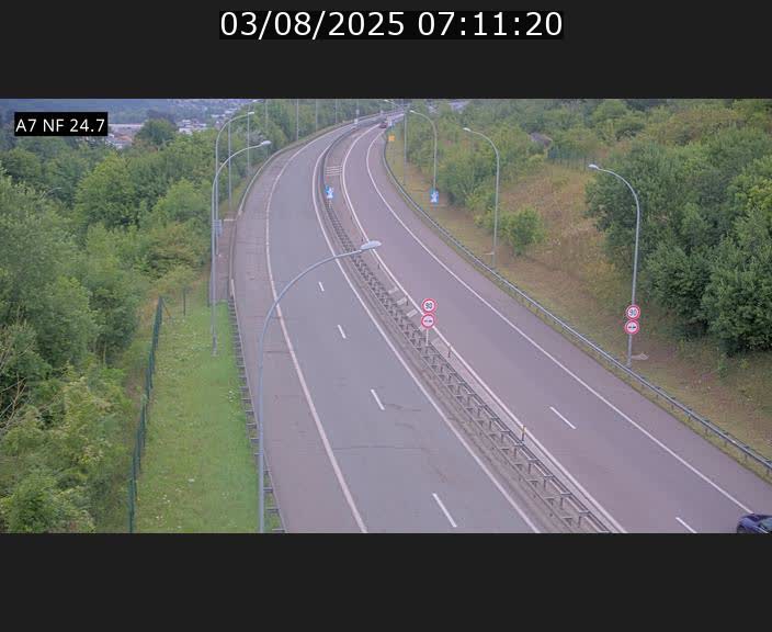 <h2>Caméra trafic Luxembourg - A7, Schieren direction Mersch</h2>