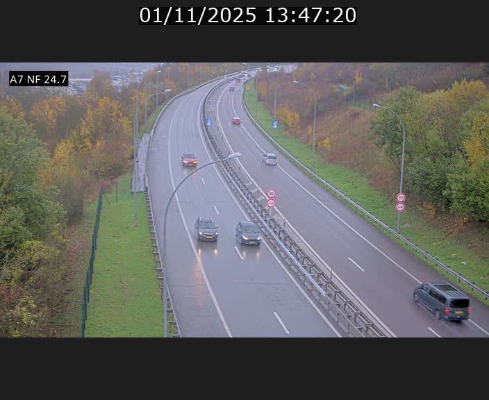 <h2>Caméra trafic Luxembourg - A7, Schieren direction Mersch</h2>