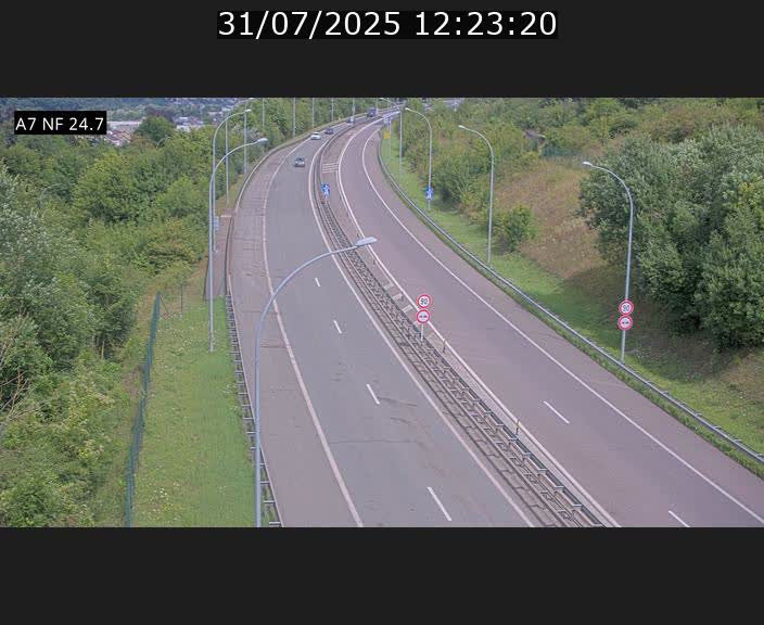 <h2>Caméra trafic Luxembourg - A7, Schieren direction Mersch</h2>