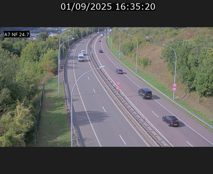 <h2>Caméra trafic Luxembourg - A7, Schieren direction Mersch</h2>