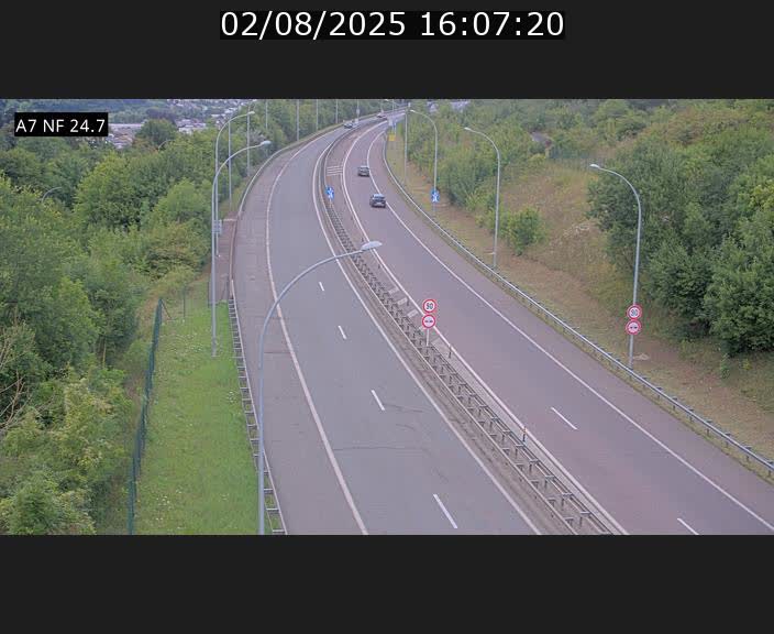 <h2>Caméra trafic Luxembourg - A7, Schieren direction Mersch</h2>