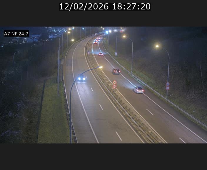 <h2>Caméra trafic Luxembourg - A7, Schieren direction Mersch</h2>