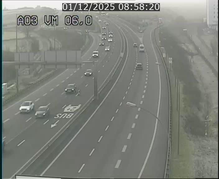 <h2>Traffic live webcam Luxembourg Aire de Berchem - A3 - BK 6 - direction France</h2>