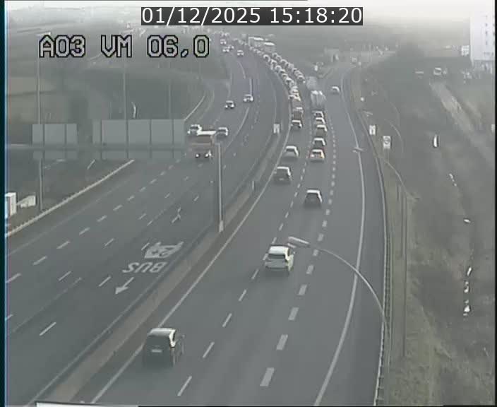 <h2>Traffic live webcam Luxembourg Aire de Berchem - A3 - BK 6 - direction France</h2>