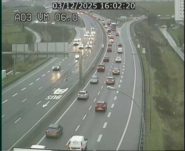 <h2>Traffic live webcam Luxembourg Aire de Berchem - A3 - BK 6 - direction France</h2>