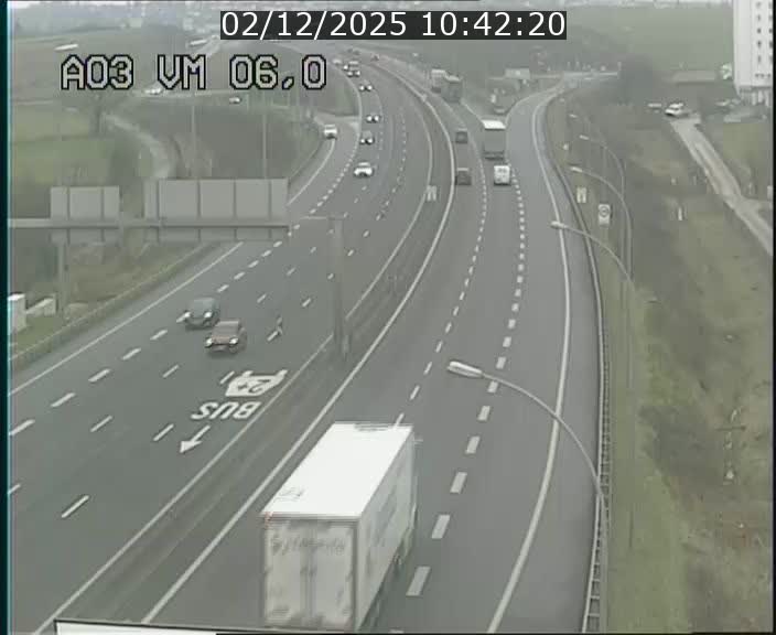 <h2>Traffic live webcam Luxembourg Aire de Berchem - A3 - BK 6 - direction France</h2>
