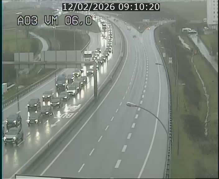 <h2>Traffic live webcam Luxembourg Aire de Berchem - A3 - BK 6 - direction France</h2>