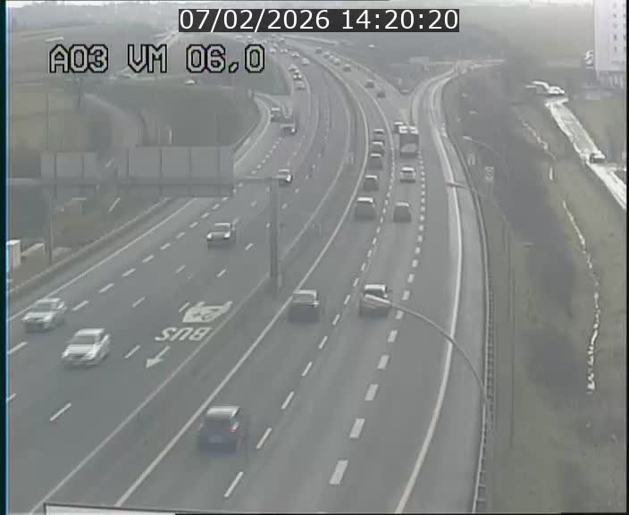 <h2>Traffic live webcam Luxembourg Aire de Berchem - A3 - BK 6 - direction France</h2>