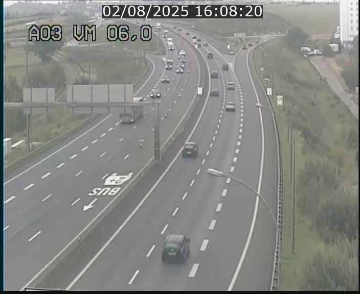 <h2>Traffic live webcam Luxembourg Aire de Berchem - A3 - BK 6 - direction France</h2>