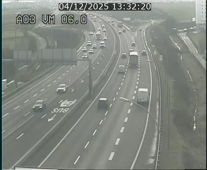 <h2>Traffic live webcam Luxembourg Aire de Berchem - A3 - BK 6 - direction France</h2>