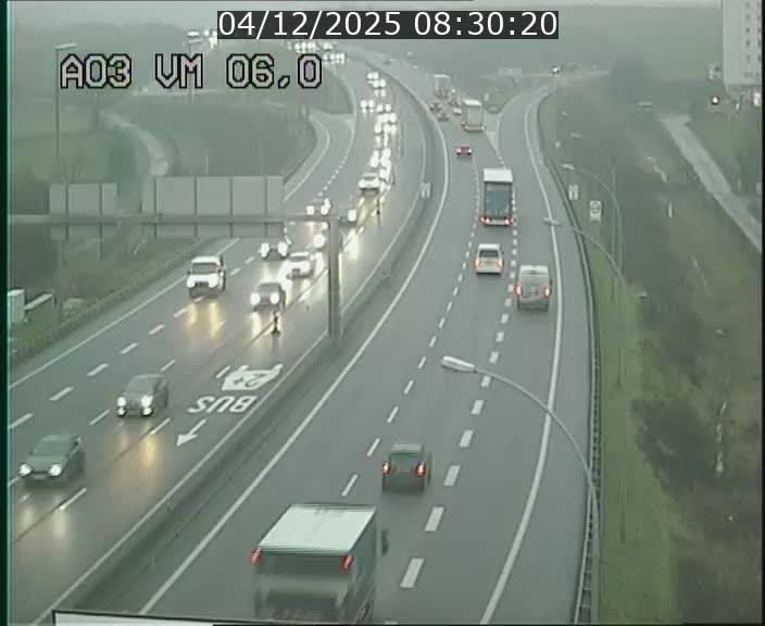 <h2>Traffic live webcam Luxembourg Aire de Berchem - A3 - BK 6 - direction France</h2>