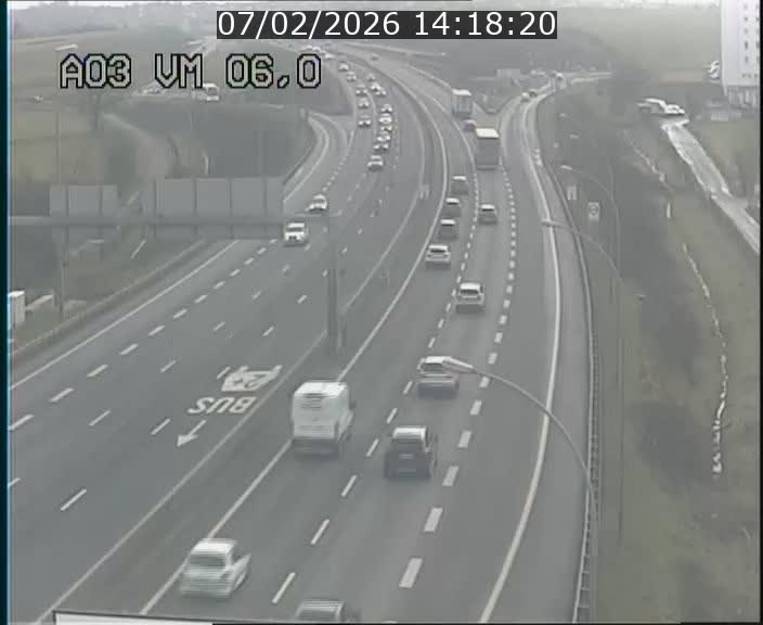 <h2>Traffic live webcam Luxembourg Aire de Berchem - A3 - BK 6 - direction France</h2>