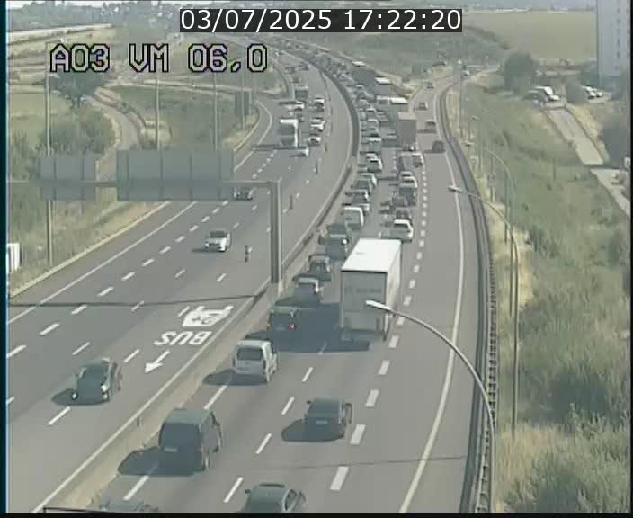 <h2>Traffic live webcam Luxembourg Aire de Berchem - A3 - BK 6 - direction France</h2>