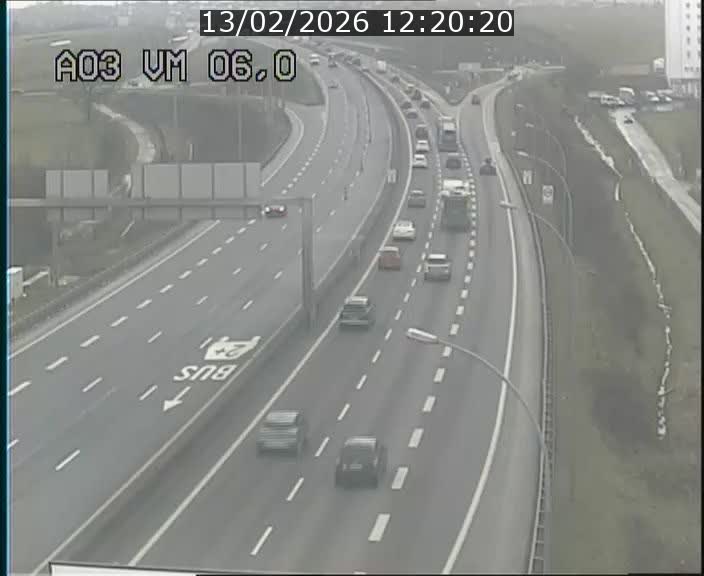 <h2>Traffic live webcam Luxembourg Aire de Berchem - A3 - BK 6 - direction France</h2>