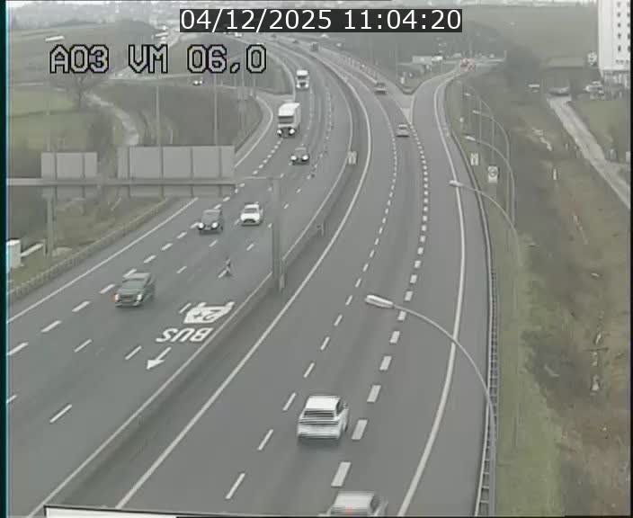 <h2>Traffic live webcam Luxembourg Aire de Berchem - A3 - BK 6 - direction France</h2>