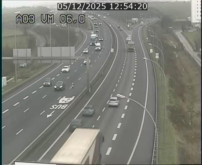 <h2>Traffic live webcam Luxembourg Aire de Berchem - A3 - BK 6 - direction France</h2>
