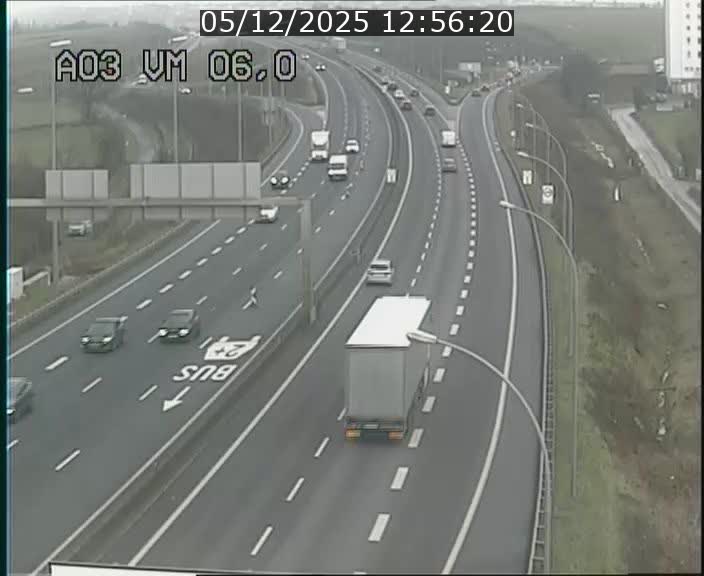 <h2>Traffic live webcam Luxembourg Aire de Berchem - A3 - BK 6 - direction France</h2>
