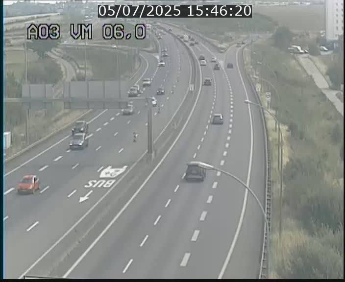 <h2>Traffic live webcam Luxembourg Aire de Berchem - A3 - BK 6 - direction France</h2>
