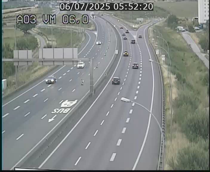 <h2>Traffic live webcam Luxembourg Aire de Berchem - A3 - BK 6 - direction France</h2>
