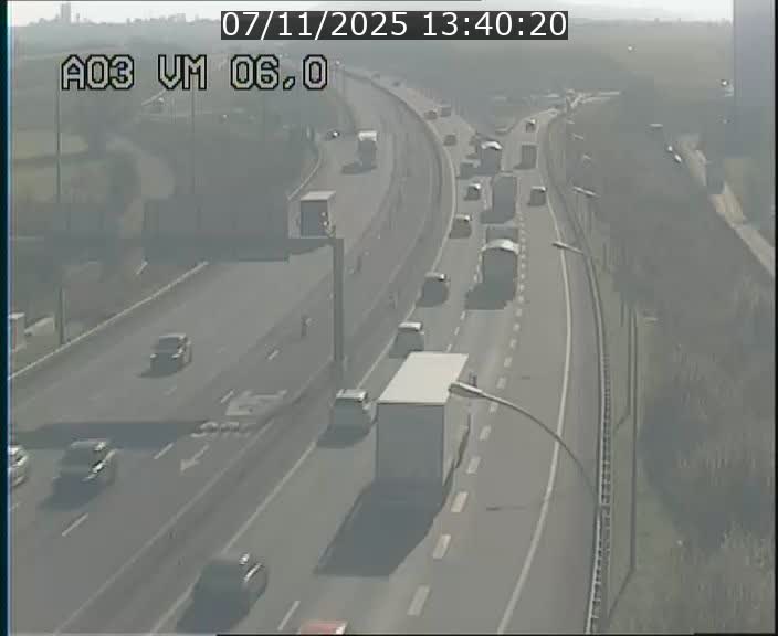 <h2>Traffic live webcam Luxembourg Aire de Berchem - A3 - BK 6 - direction France</h2>