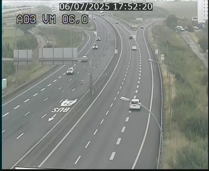 <h2>Traffic live webcam Luxembourg Aire de Berchem - A3 - BK 6 - direction France</h2>