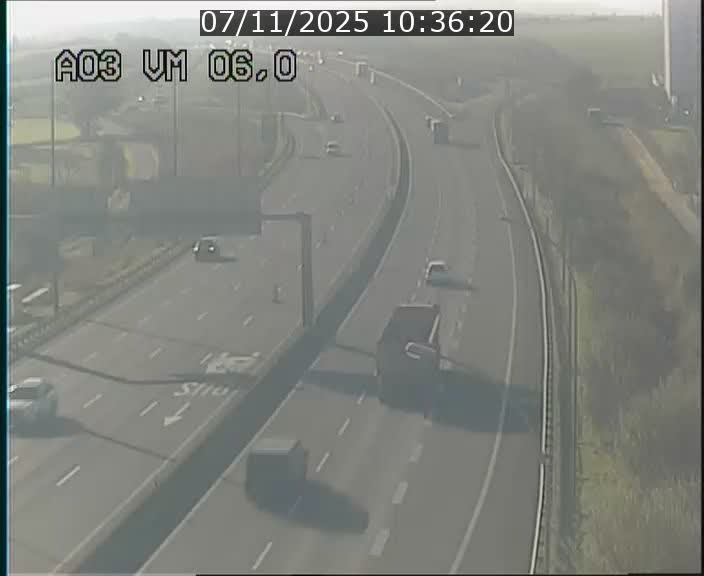 <h2>Traffic live webcam Luxembourg Aire de Berchem - A3 - BK 6 - direction France</h2>