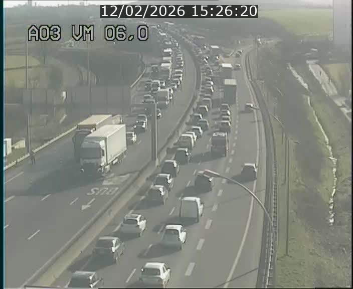 <h2>Traffic live webcam Luxembourg Aire de Berchem - A3 - BK 6 - direction France</h2>