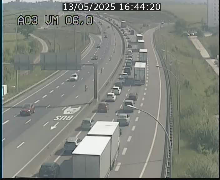 <h2>Traffic live webcam Luxembourg Aire de Berchem - A3 - BK 6 - direction France</h2>