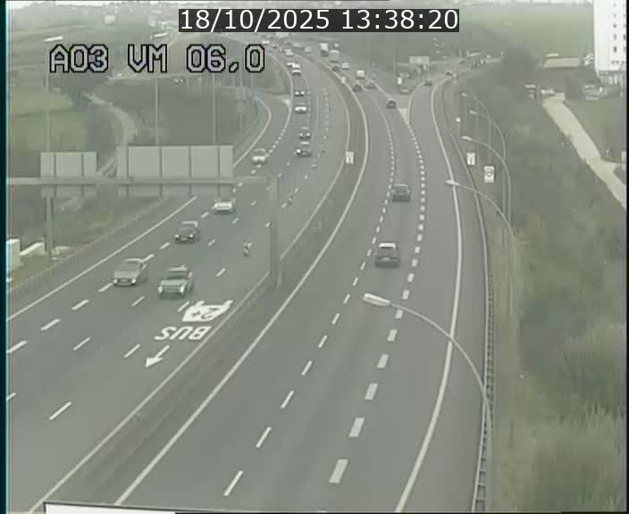 <h2>Traffic live webcam Luxembourg Aire de Berchem - A3 - BK 6 - direction France</h2>